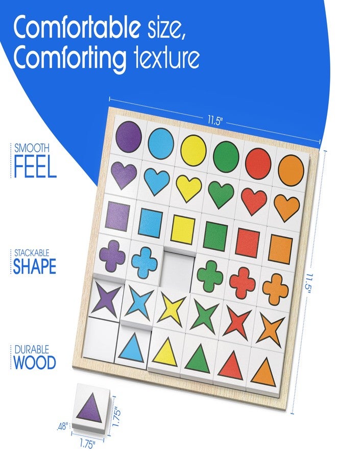 Keeping Busy Match The Shapes Large Dementia Activities for Seniors Dementia Products for Elderly Memory Games for Seniors Alzheimers Products for Elderly Alzheimers Activities Memory Games for Adults - Image 5